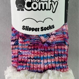The Comfy Sleeper Sock Multicolor Slipper Socks cozy warm socks 6-10 NWT